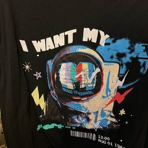 2 shirts MTV and a Waffle Thermal shirt. Size XL Used Condition